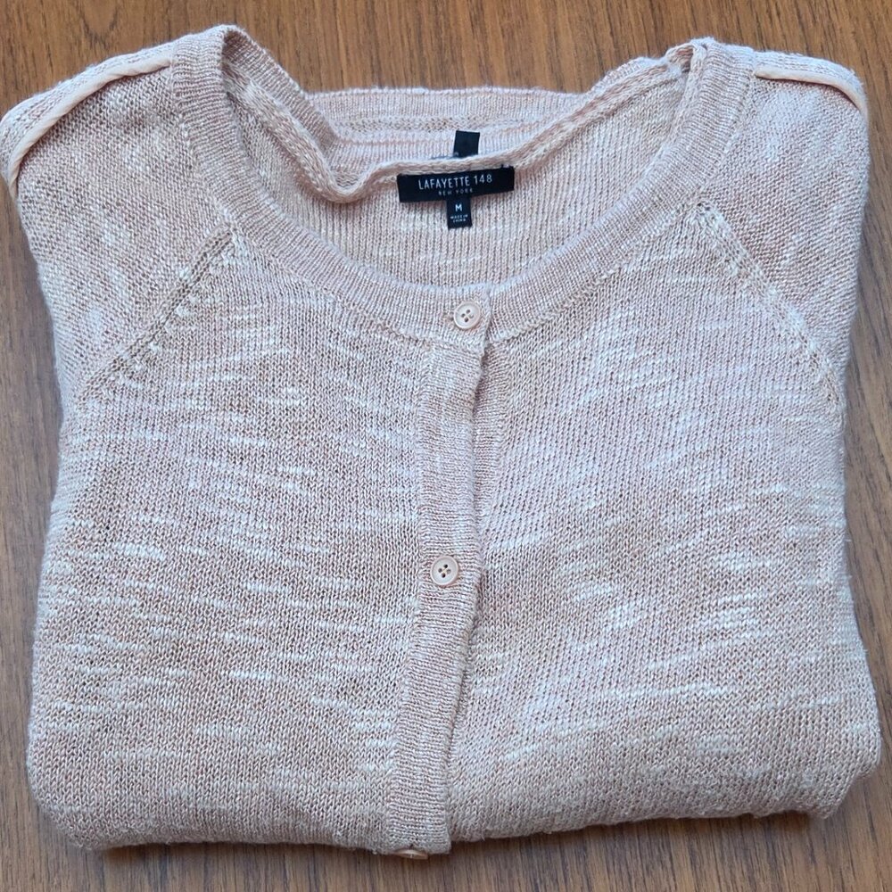 Lightweight Linen Cardigan Set